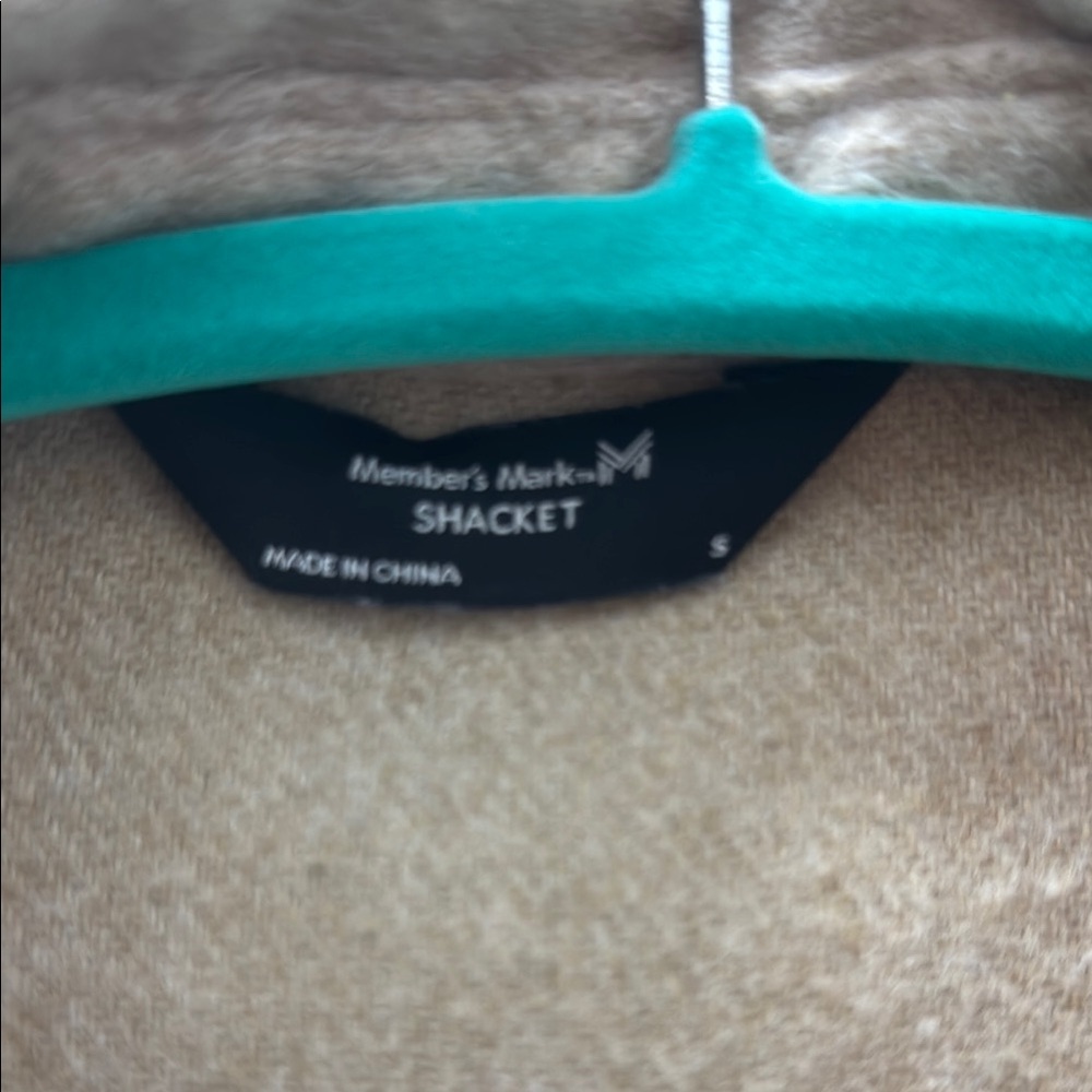Tan/Cream Shacket - Picture 2 of 3